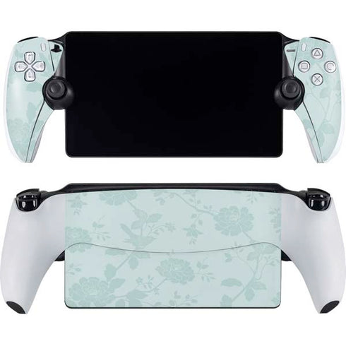 Bird Floral PlayStation Portal Remote Player Skin