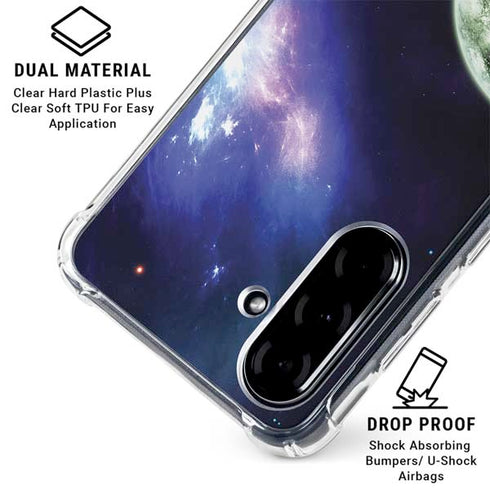 Bird-Shaped Nebula Galaxy A36 5G Clear Case