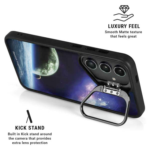 Bird-Shaped Nebula Galaxy S25 Kickstand Case