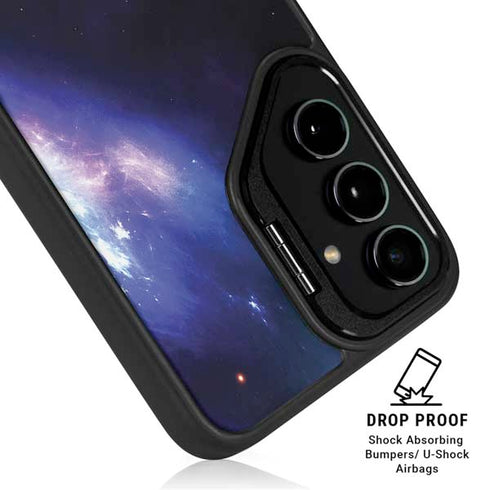 Bird-Shaped Nebula Galaxy S25 Kickstand Case