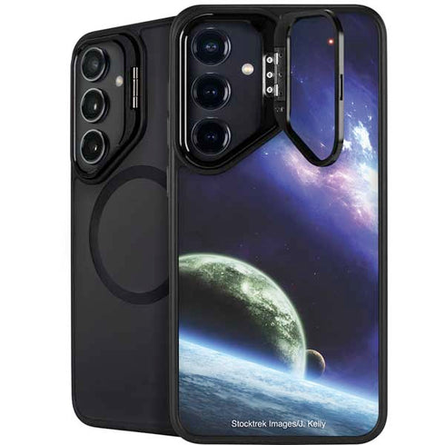 Bird-Shaped Nebula Galaxy S24 Plus Kickstand Case