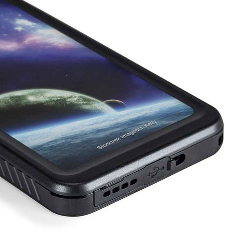 Bird-Shaped Nebula Galaxy S24 Plus Waterproof Case