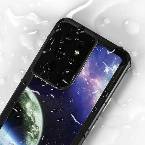 Bird-Shaped Nebula Galaxy S24 Ultra Waterproof Case