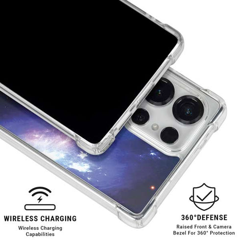 Bird-Shaped Nebula Galaxy S26 Ultra Clear Case