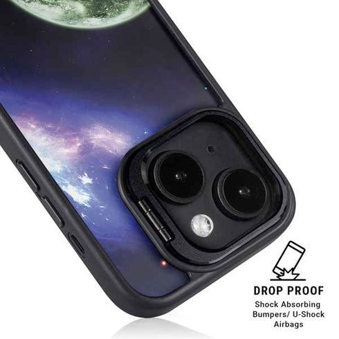 Bird-Shaped Nebula iPhone 13 Kickstand Case