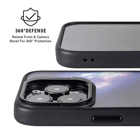 Bird-Shaped Nebula iPhone 15 Pro Kickstand Case