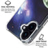 Bird-Shaped Nebula iPhone 16 Clear Case