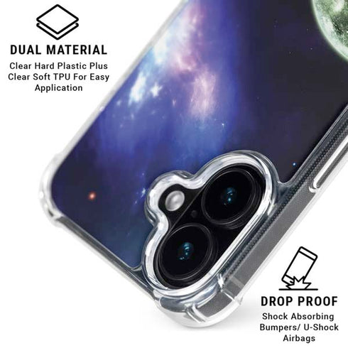 Bird-Shaped Nebula iPhone 17 Clear Case