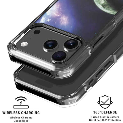 Bird-Shaped Nebula iPhone 18 Pro Clear Case