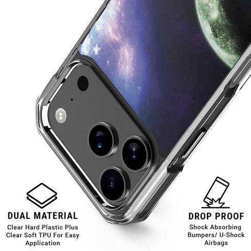 Bird-Shaped Nebula iPhone 18 Pro Clear Case