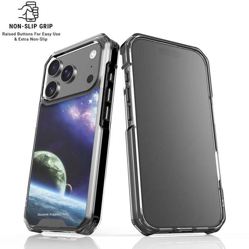 Bird-Shaped Nebula iPhone 18 Pro Clear Case