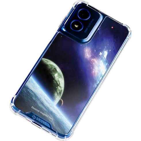 Bird-Shaped Nebula Moto G Play 4G (2024) Clear Case