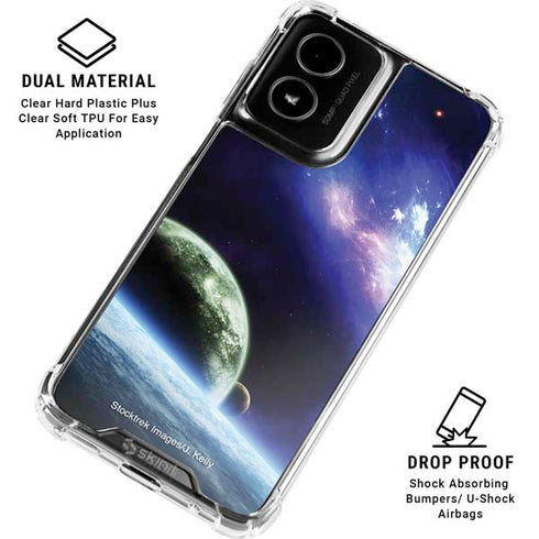 Bird-Shaped Nebula Moto G Power 5G (2024) Clear Case