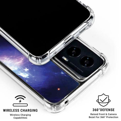 Bird-Shaped Nebula Moto G Power 5G (2024) Clear Case
