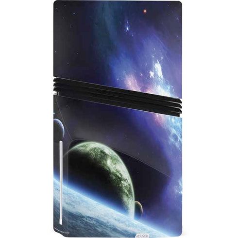 Bird-Shaped Nebula PS5 Pro Disk Console Skin