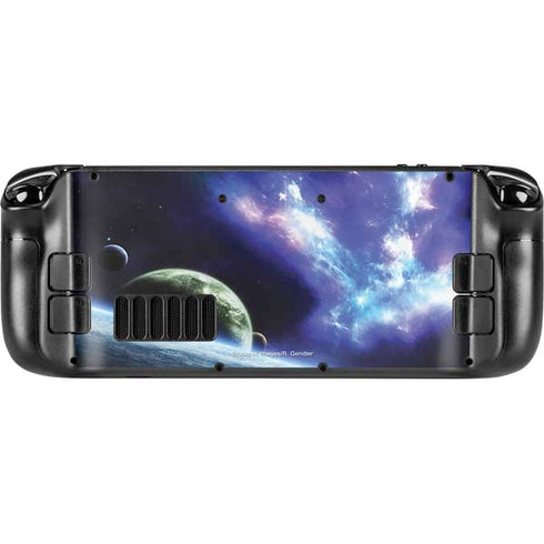 Bird-Shaped Nebula Steam Deck Handheld Gaming Computer Skin