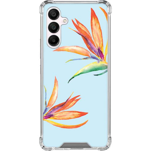 Birds of Paradise Summer Galaxy A16 5G Clear Case