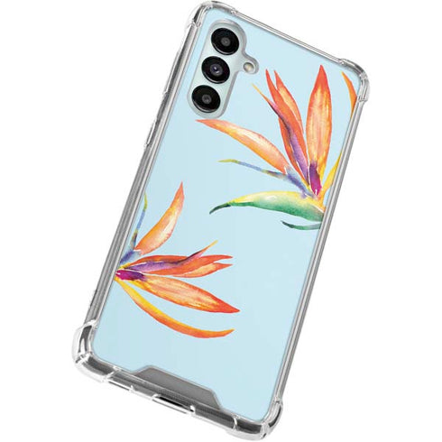 Birds of Paradise Summer Galaxy A16 5G Clear Case