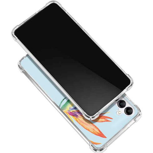 Birds of Paradise Summer Galaxy A16 5G Clear Case