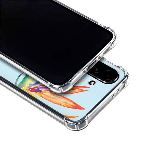 Birds of Paradise Summer Galaxy A36 5G Clear Case