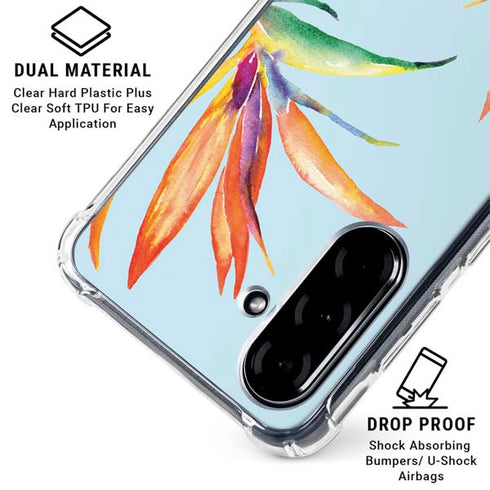 Birds of Paradise Summer Galaxy A36 5G Clear Case