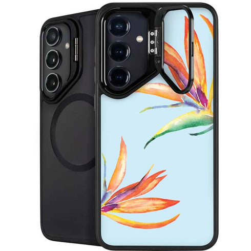Birds of Paradise Summer Galaxy S25 Kickstand Case