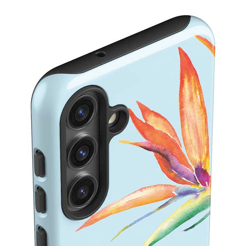 Birds of Paradise Summer Galaxy S25 Plus Impact Case