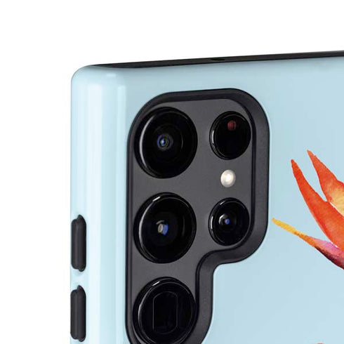 Birds of Paradise Summer Galaxy S25 Ultra Impact Case