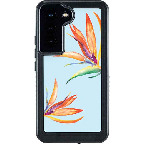 Birds of Paradise Summer Galaxy S24 Waterproof Case