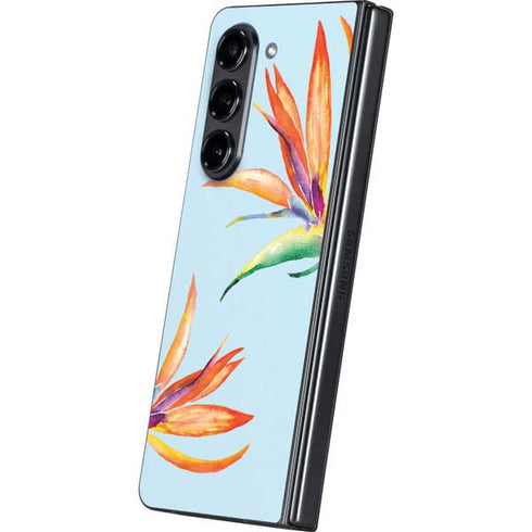 Birds of Paradise Summer Galaxy Z Fold5 5G Skin