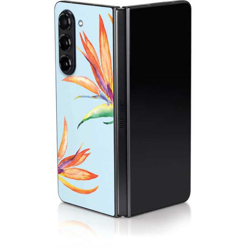 Birds of Paradise Summer Galaxy Z Fold5 5G Skin