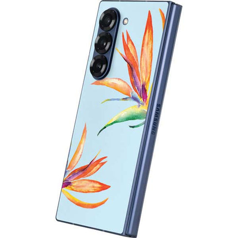 Birds of Paradise Summer Galaxy Z Fold6 Skin