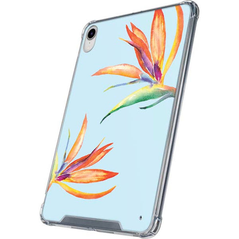 Birds of Paradise Summer iPad 11th Gen (2025) Clear Case