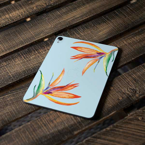 Birds of Paradise Summer Apple iPad Pro Skin
