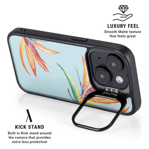 Birds of Paradise Summer iPhone 14 Plus Kickstand Case