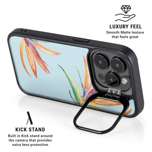 Birds of Paradise Summer iPhone 14 Pro Max Kickstand Case