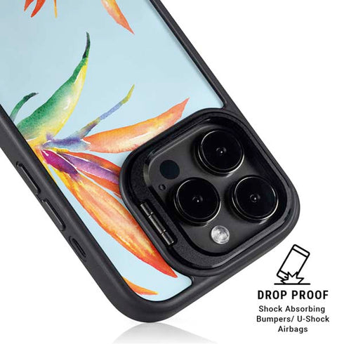 Birds of Paradise Summer iPhone 15 Pro Kickstand Case