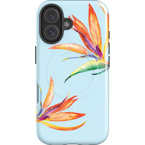 Birds of Paradise Summer iPhone 16 Magsafe Impact Case