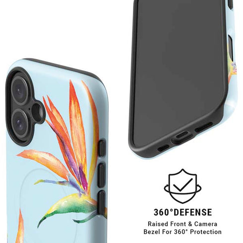 Birds of Paradise Summer iPhone 16 Magsafe Impact Case