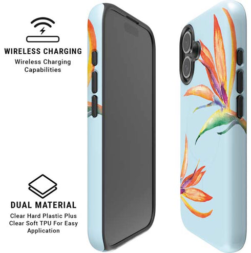 Birds of Paradise Summer iPhone 16 Magsafe Impact Case