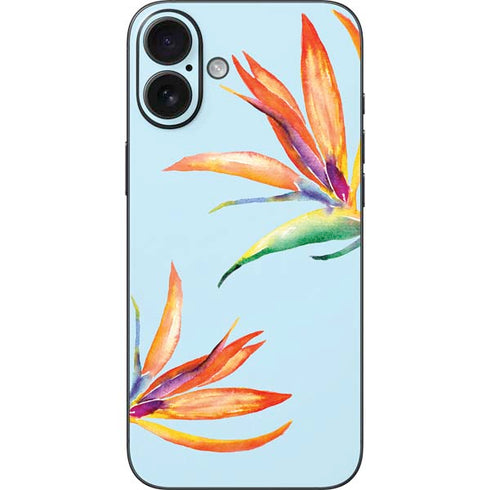 Birds of Paradise Summer iPhone 16 Plus Skin