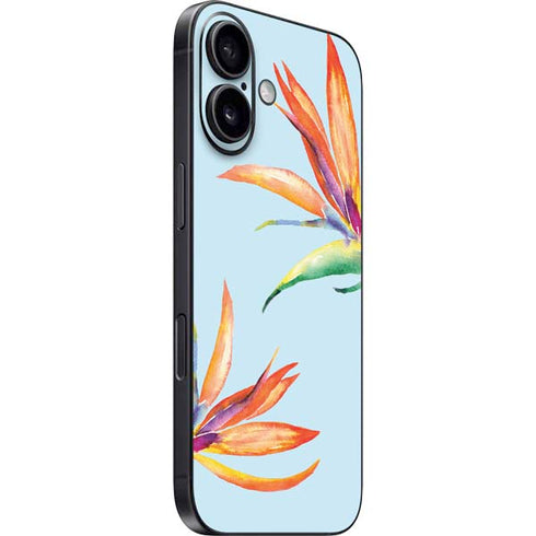 Birds of Paradise Summer iPhone 16 Plus Skin