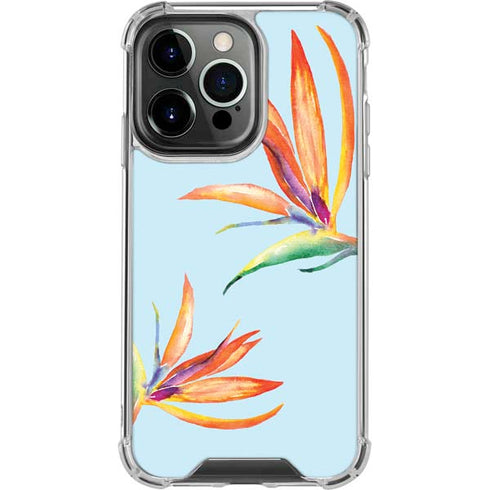 Birds of Paradise Summer iPhone 16 Pro Clear Case