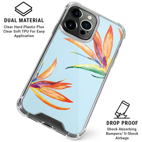 Birds of Paradise Summer iPhone 16 Pro Clear Case