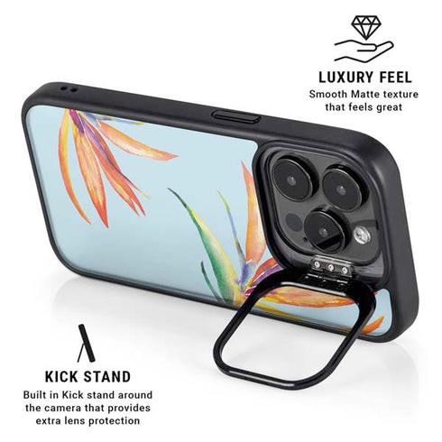 Birds of Paradise Summer iPhone 16 Pro Max Kickstand Case