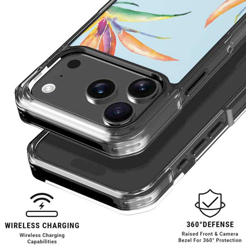 Birds of Paradise Summer iPhone 18 Pro Clear Case