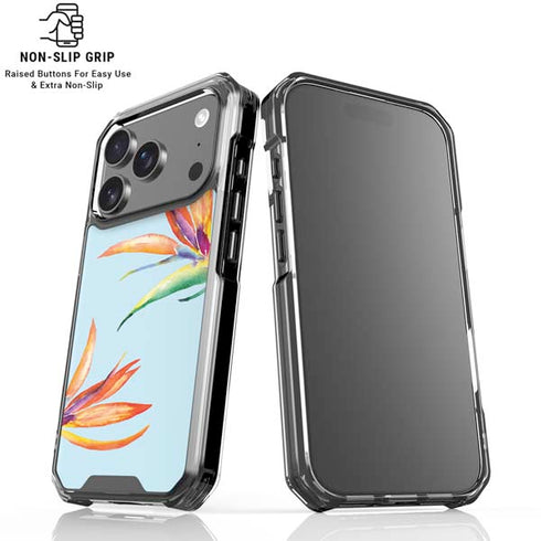 Birds of Paradise Summer iPhone 18 Pro Clear Case