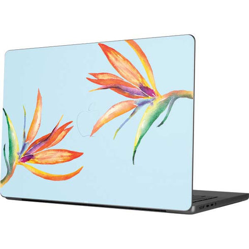 Birds of Paradise Summer Apple MacBook Pro 14-inch Skin