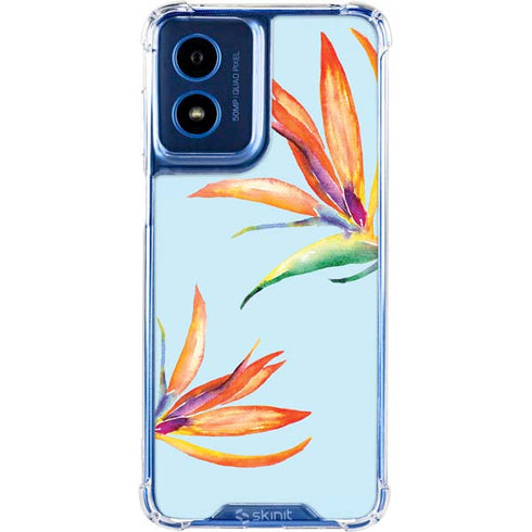 Birds of Paradise Summer Moto G Play 4G (2024) Clear Case