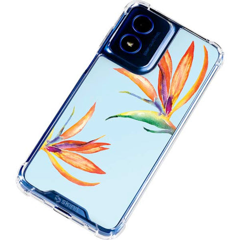 Birds of Paradise Summer Moto G Play 4G (2024) Clear Case